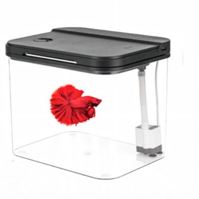 Ενυδρείο πλαστικό με φίλτρο φωτισμό 7 λίτρα