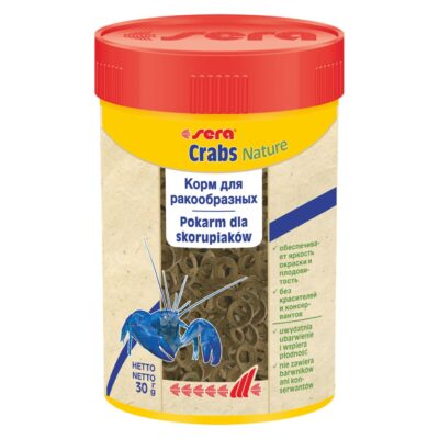 Sera Crabs Nature 100 ml (30 g) – Τροφή για καρκινοειδή